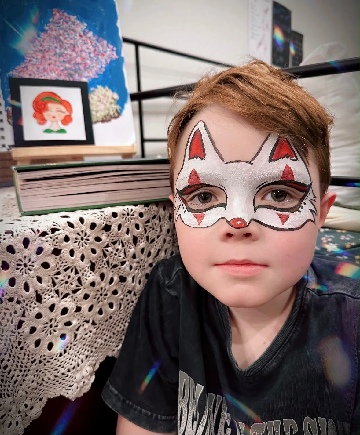 Children’s face painting design by Tori Addams