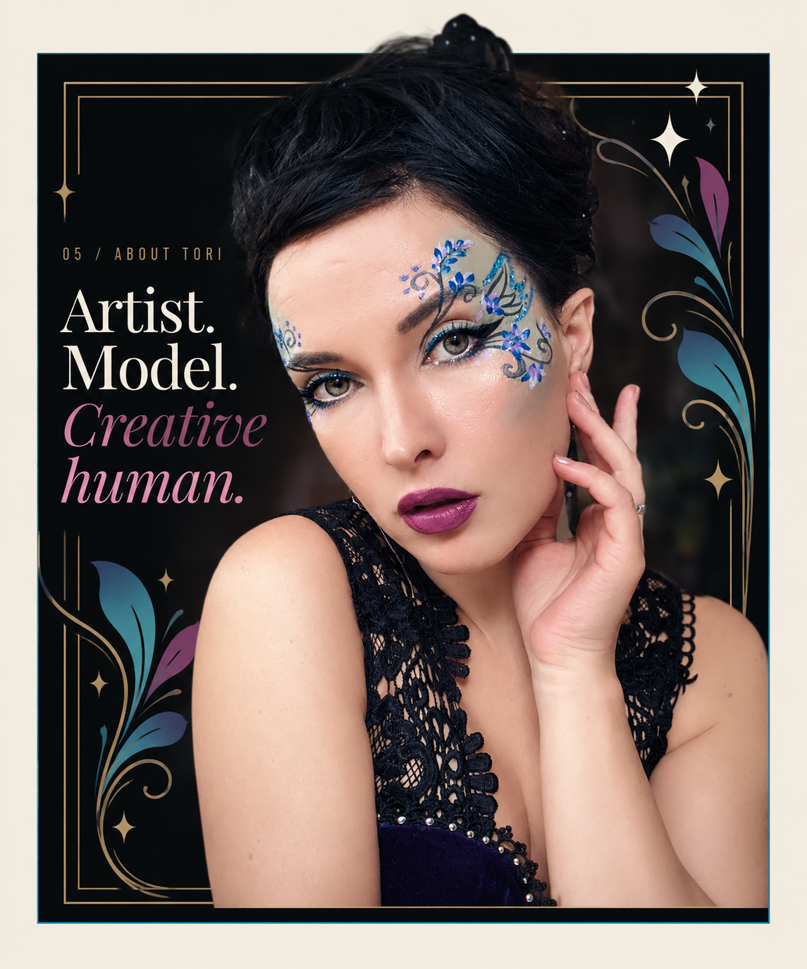 Tori Addams, artist and face painter